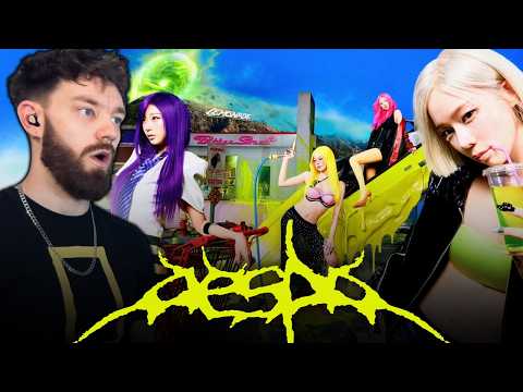 RAPLINE WENT IN!! 🤯 aespa (에스파) 'Lemonade' MV | UK 🇬🇧 REACTION