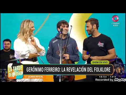Gerónimo Ferreiro en La Tarde del Nueve