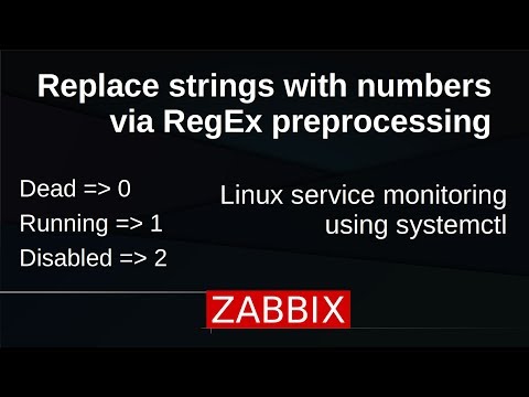 Linux service monitoring, Zabbix