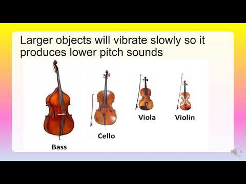 changing Pitch of  musical instruments Part 1