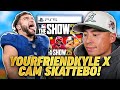 I Played MLB The Show With Cam Skattebo