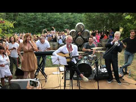 Sting - "Englishman in New York" with Chris Botti (live at Il Palagio in 2018)