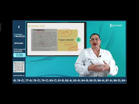 Questão 33 da prova do Revalida INEP 2022.1
