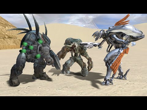 Halo Reach Hunters VS. Halo 3 Flood Tanks VS. Halo 4 Battlewagons