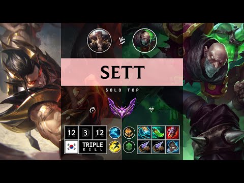 Sett Top vs Singed - KR Master Patch 14.13