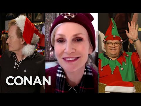 簡-林奇和安迪排除了柯南的採訪 - CONAN on TBS (Jane Lynch & Andy Exclude Conan From His Own Interview - CONAN on TBS)