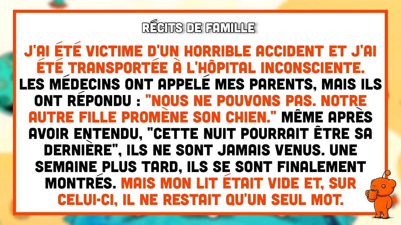 Mes parents ont choisi le chien de ma sœur plutôt que ma vie, mais ils ne se doutaient pas que...