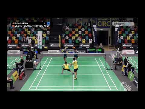 Badminton | Austria Open 2021 | QF (XD) Beh C Ming - C Su Hui vs Mads Vestergaard-N P. Anthonisen
