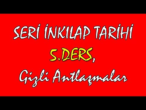 2021 KPSS - EKYS  İnkılap Tarihi (Seri Anlatım) ( Gizli Antlaşmalar ve Wilson ) 5.Ders 🔴CANLI YAYIN