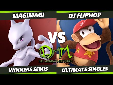DAT Monday Meltdown 222 Winners Semis - MagiMagi (Mewtwo) Vs. DJ Fliphop (Diddy Kong) SSBU Ultimate