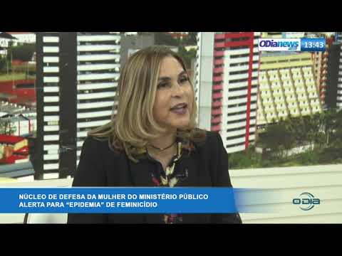 O DIA NEWS 01 10  Amparo Paz (Promotora Coord  NUPEVID) - "Epidemia" de feminiciÌdio