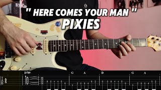 Pixies-Here Comes Your Man | Guitar tabs-Lesson