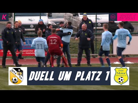 Spitzenduell der Sachsenliga mit packender Schlussphase | Großenhainer FV 90 - FSV Motor Marienberg