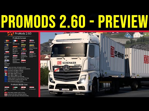 ETS2 ProMods 2.60 - Preview I NEW ProMods 1.43 LIVE [1996] EURO TRUCK SIMULATOR 2