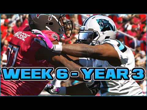 Madden 15 Panthers Connected Franchise - Week 6 @ Buccaneers (Season 3)
