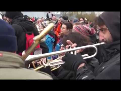 Notre Dame des Landes victory celebration - ZAD - 10 February 2018 - " Le Pieu"