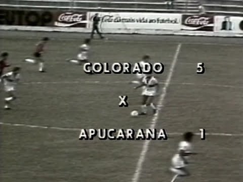 Colorado 5 x 1 Apucarana | Campeonato Paranaense 1980