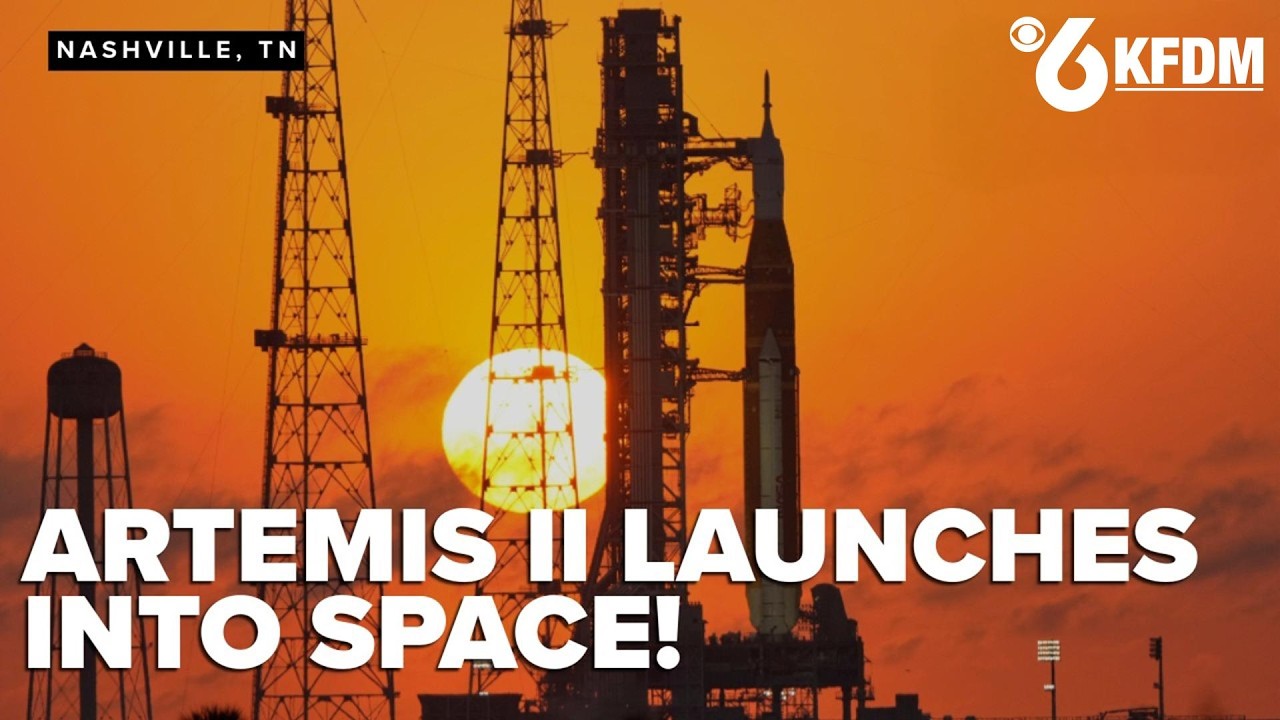 FULL LIVE LAUNCH  Artemis II launches into space!