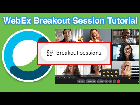 Breakout Sessions in Webex Meeting Center