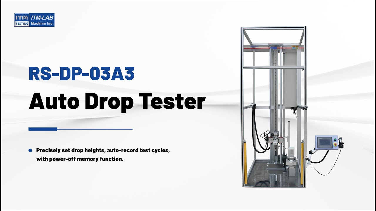 RS-DP-03A2 Controlled Auto Drop Tester | High-Precision Patented Drop Test Machine by ITM-LAB
