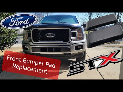 2020 F-150 STX Front Bumper Guards Pads Insert removal and replacement.