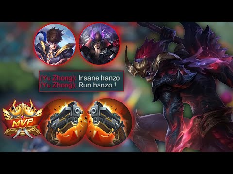 Top 1 Global Hanzo 2021 Build & Emblem Tutorial Rank Up Fast To Mythic In Solo Rangked! - MLBB