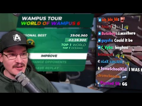 World of Wampus 6  - First SUB 40  minutes run ( 39:06.960 )