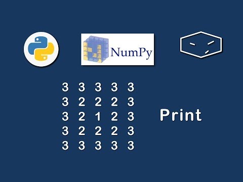 Learn numpy create matrix patterns v5 - Mind Luster