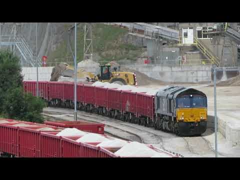DRS 66434 Being Loaded at Peak Forest, 24/08/21.