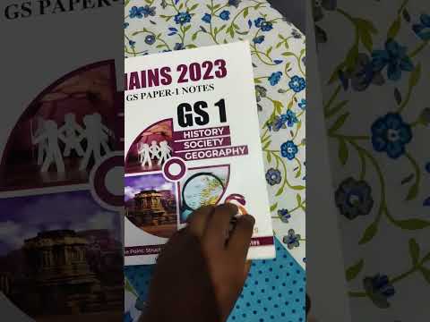 Sunya IAS GS PAPER Book for UPSC/OAS Mains... Comprehensive and Concise Notes. #upsc