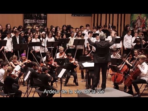 "Les Choristes" avec paroles en sous-titres - Vois sur ton Chemin,  Caresse sur l'Océan, Cerf-volant