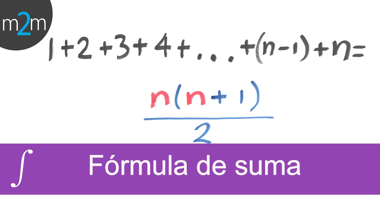 Fórmula para sumar N números