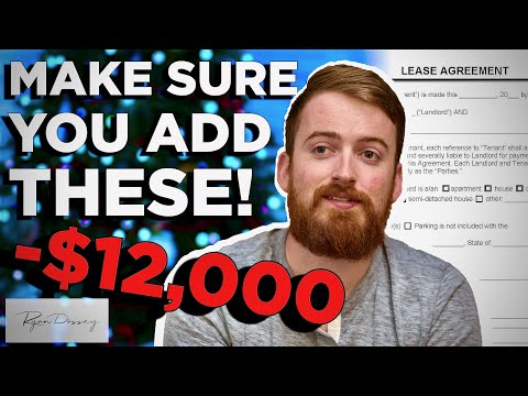 5 Clauses You REALLY Want To Have In Your Lease 😥 As A Real Estate Investor