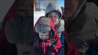 Autistic boy won&#39;t wear gloves in snow. Creative alternative?
