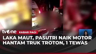 Download lagu Pasutri Berboncengan Sepeda Motor Tabrak Truk Mogok, Satu Tewas | Kabar Pagi mp3