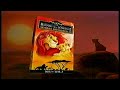 VHS Előzetesek 25 Walt Disney Meisterwerke VHS Vorschauen