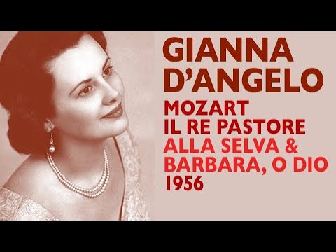 Gianna d'Angelo - Mozart: IL RE PASTORE, Two arias of Elisa, RAI 1956