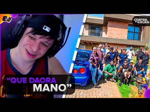 ARUAN REAGE: FIZ UM CHURRASCO PARA OS TODOS QUE AJUDARAM A CONSTRUIR MINHA CASA NOVA (RENATO GARCIA)