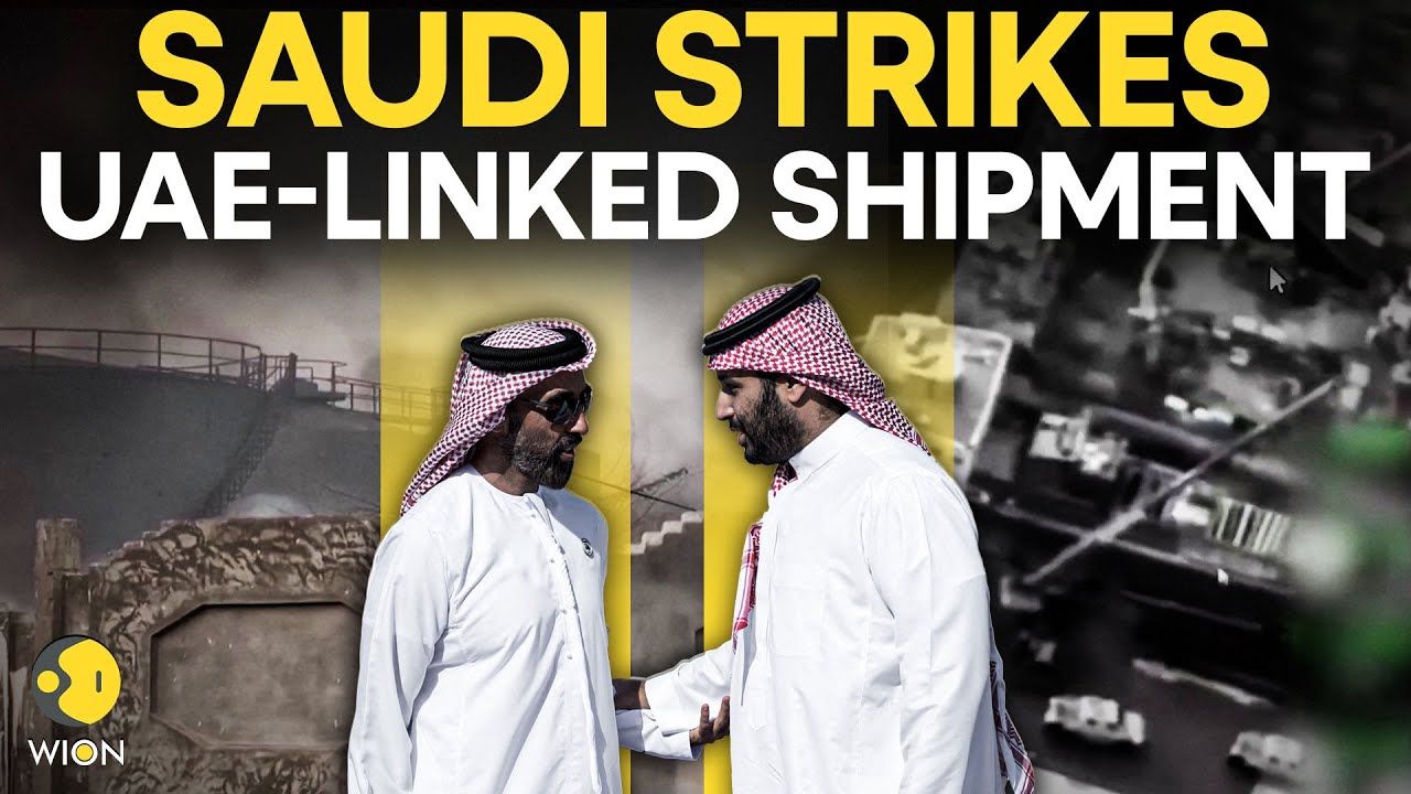 Saudi-UAE Tensions LIVE: UAE to Pull Forces from Yemen After Saudi Bombing of key port | WION