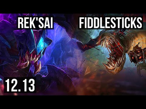 REK'SAI vs FIDDLESTICKS (JNG) | 75% winrate, 9/2/7 | KR Grandmaster | 12.13