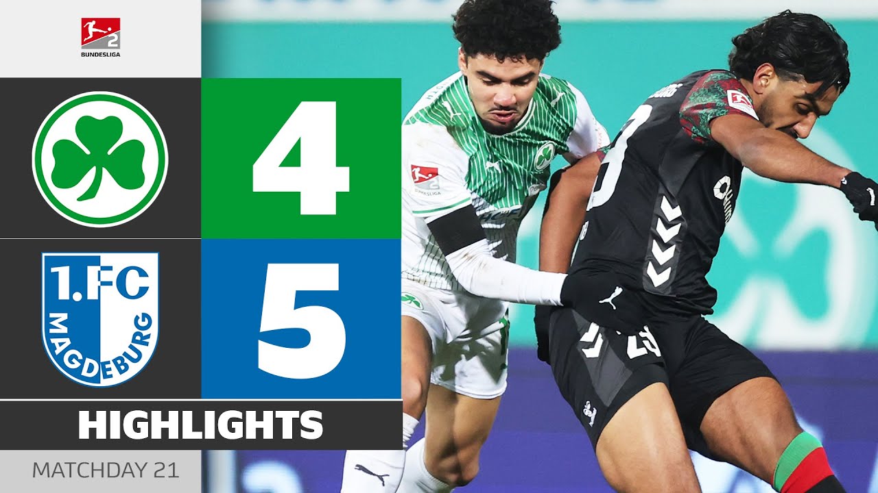 SpVgg Greuther Fürth vs 1.  Magdeburg Highlights