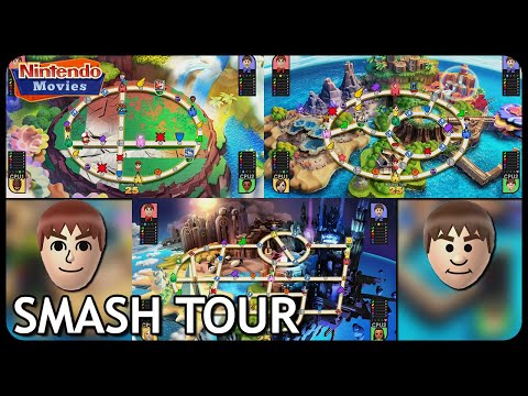 Super Smash Bros. Wii U: Smash Tour (All Boards) - Maurits VS Rik