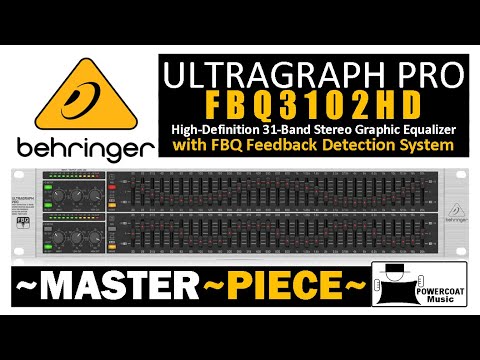 Behringer Ultragraph Pro FBQ3102 31-Band Stereo Graphic EQ 2000s - Black image 7