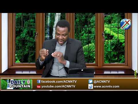 DAILY FOUNTAIN OF MAY 27, 2018 - VEN. SEDEMOGUN GABRIEL