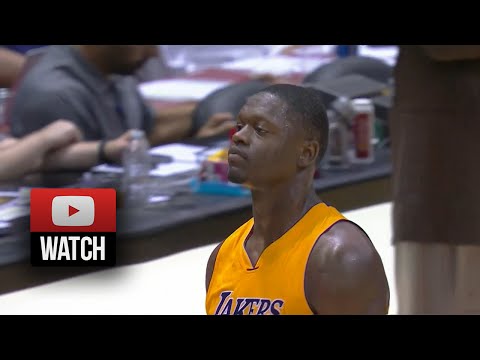 Julius Randle Lakers Debut Full Highlights vs Nuggets (2014.10.06) - 10 Pts, 8 Reb