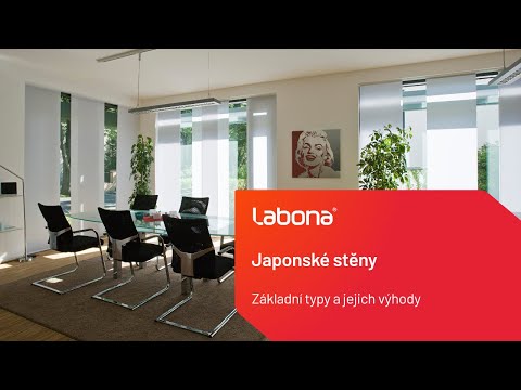 	Japonské stěny - základní typy, výhody