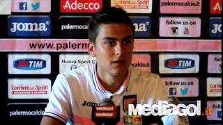 preview picture of video 'Dybala (Palermo) conferenza a Storo del 31-07-2014 by Mediagol.it'