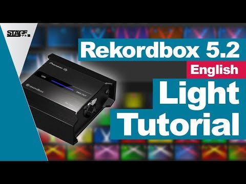Rekordbox 5.2 Light Tutorial with Pioneer RB-DMX 1 for Beginner | stage.college