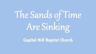 The Sands of Time Are Sinking