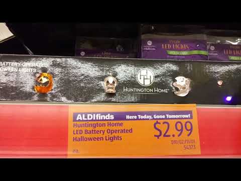 Halloween stuff at Aldi (2019)